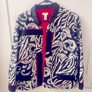 Animal print” Chico’s Blazer